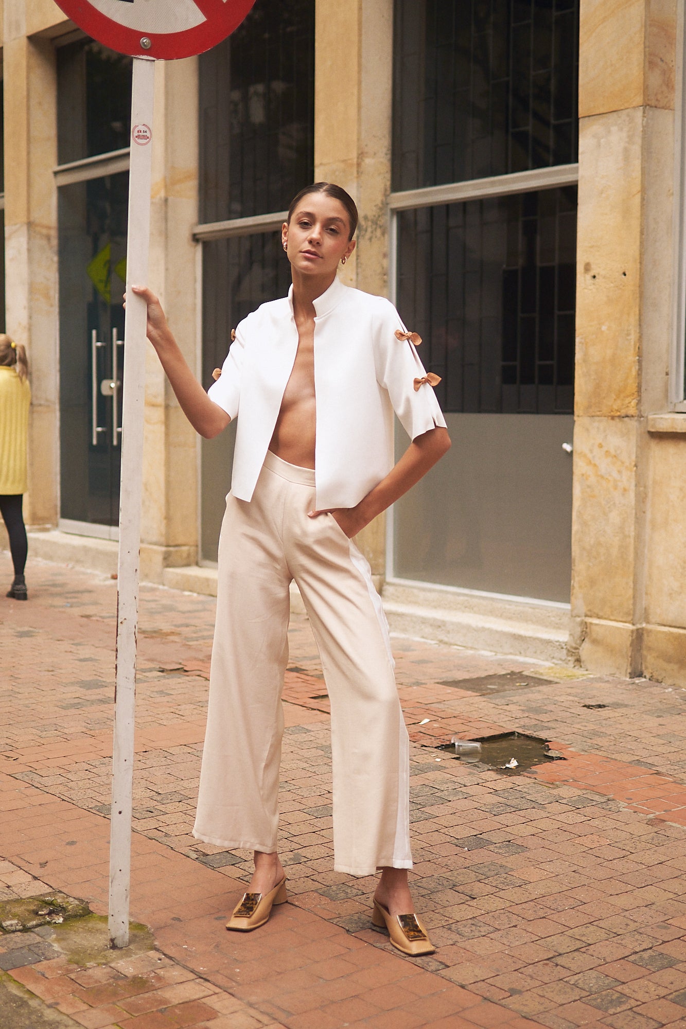 Pantalon PASTO BICOLOR