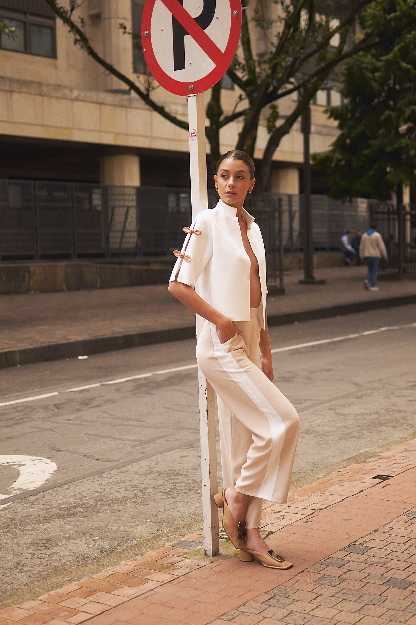 Pantalon PASTO BICOLOR