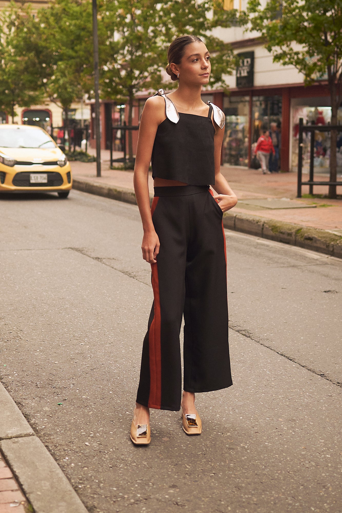 Pantalon PASTO BICOLOR