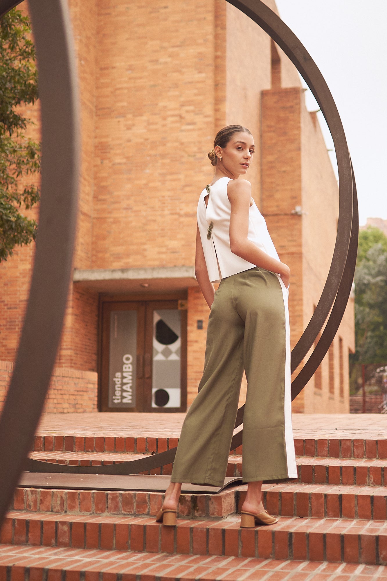 Pantalon PASTO BICOLOR